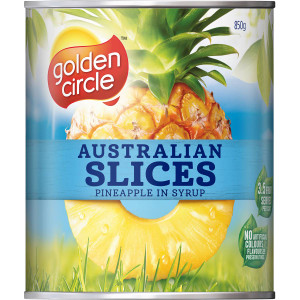 3 PACK OF Golden Circle Sliced Pineapple In Syrup 850g