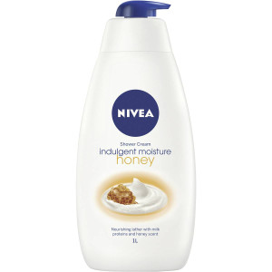 3 PACK OF Nivea Indulgent Honey Shower Gel & Body Wash 1l