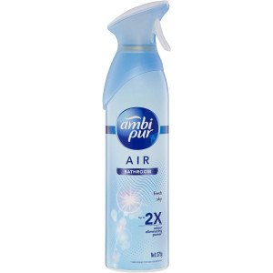 3 PACK OF Ambi Pur Bathroom Spray Fresh Sky 275g