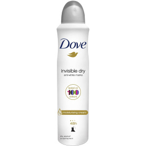 3 PACK OF Dove Women Antiperspirant Aerosol Invisible Dry Anti White Marks 250ml