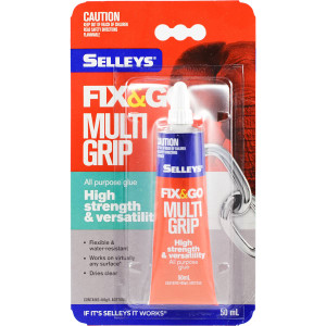 3 PACK OF Selleys Fix & Go Multigrip 50ml