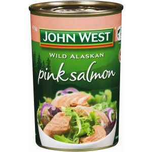 3 PACK OF John West Salmon Pink 415g