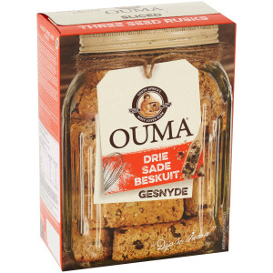 3 PACK OF Ouma South African Breakfast Rusk 450g