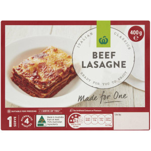 3 PACK OF WW Fresh Lasagne Beef 400g