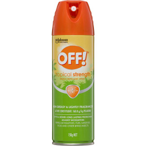 3 PACK OF Off! Tropical Strength Insect Repellent Spray 150g