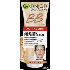 3 PACK OF Garnier Bb Cream Anti-ageing Medium Anti Age Medium 50ml