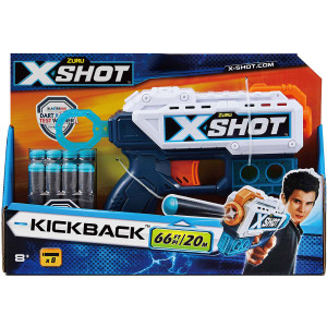 3 PACK OF Zuru Xshot Excel Kickback 8 Darts