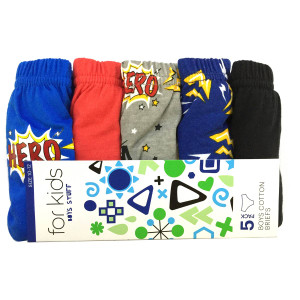 3 PACK OF For Kids Boys Briefs Sizes 10-12 5 pack