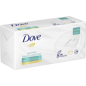 3 PACK OF Dove Beauty Bar Sensitive 6x100g