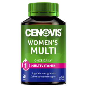 3 PACK OF Cenovis Once Daily Women's Multi Capsules 50 pack