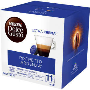 3 PACK OF Nescafe Dolce Gusto Coffee Capsules Ristretto Ardenza 16 pack