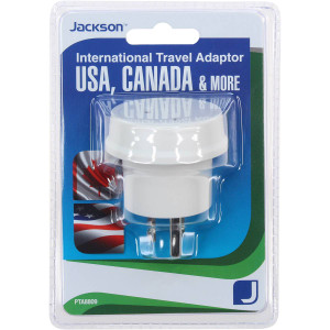 3 PACK OF Jackson Outbound Travel Adaptor For Travel To Usa
