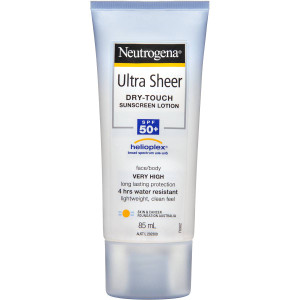 3 PACK OF Neutrogena Spf 50+ Sunscreen Ultra Sheer Lotion 85ml