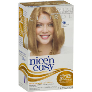3 PACK OF Clairol Nice N Easy 9b Natural Light Beige Blonde