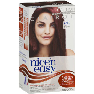 3 PACK OF Clairol Nice N Easy 4bg Natural Burgundy