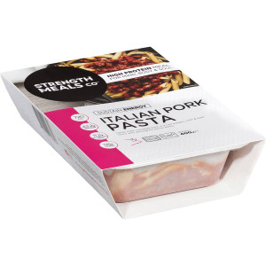 3 PACK OF Strength Meals Co Restore Crumbled Pork Pasta 400g