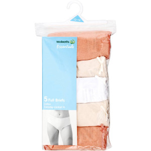 3 PACK OF WW Essentials Underwear Women's Full Brief Size 12-14