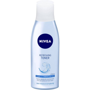 3 PACK OF Nivea Refreshing Facial Toner + Vitamin E 200ml
