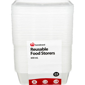 3 PACK OF WW Plasticware Food Storage 25 pack