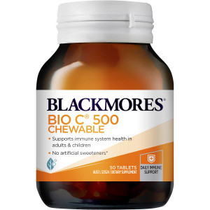 3 PACK OF Blackmores Bio C Chewable 500 50 pack