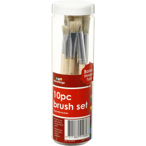 3 PACK OF Art Advantage Brush Tube 10 pieces
