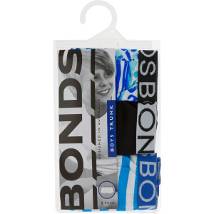 3 PACK OF Bonds Boys Trunk Size 4 To 6 & 6 To 8 3 pack