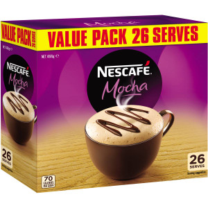 3 PACK OF Nescafe Coffee Sachets Mocha 26pk