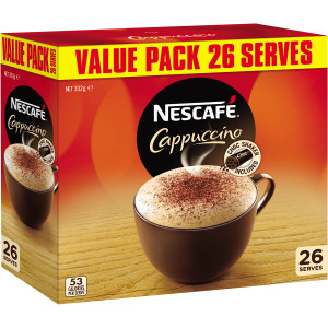 3 PACK OF Nescafe Coffee Sachets Cappucino 26pk