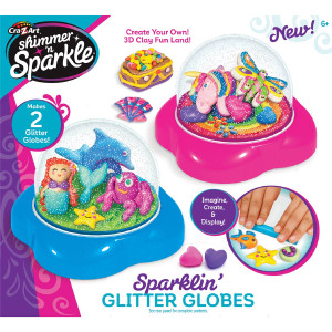 3 PACK OF Crazart Shimmer 'n Sparkle Glitter Dome Kit