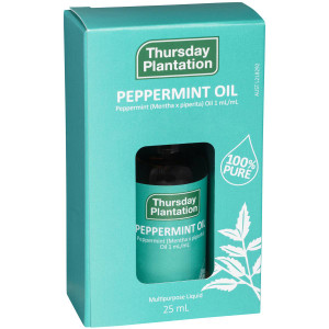 3 PACK OF Thursday Plantation Peppermint Oil 25ml