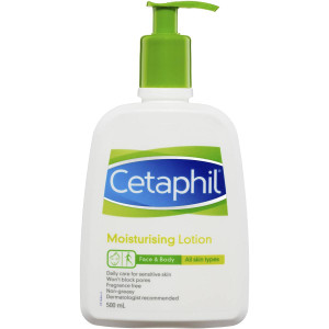3 PACK OF Cetaphil Body Moisturiser Lotion 500ml