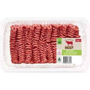 3 PACK OF WW Beef Mince 1kg
