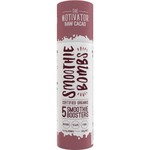 3 PACK OF Smoothie Bombs The Motivator Raw Cacao Organic 5 pack