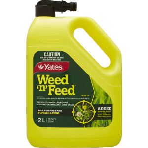 3 PACK OF Yates Garden Weed N Feed 2l