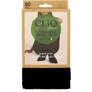 3 PACK OF Clio Eco Opaque Tights 80d Black S/m