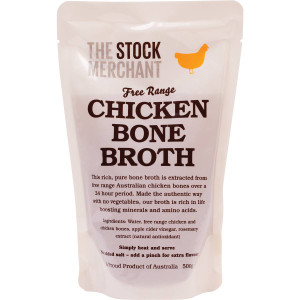 3 PACK OF The Stock Merchant Chicken Bone Broth  500g