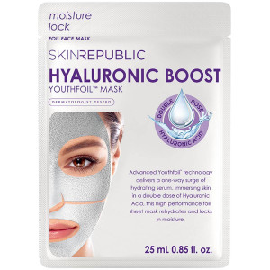3 PACK OF Skin Republic Hyaluronic Boost Youthfoil Mask