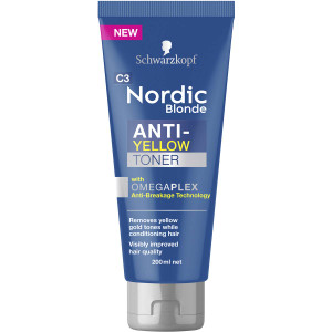 3 PACK OF Schwarzkopf Nordic Blonde Toner Anti-yellow 200ml