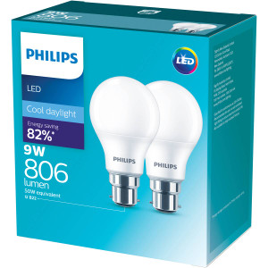 3 PACK OF Philips Led 806lm Cool Bc 2 pack