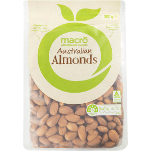 3 PACK OF Macro Almond Kernels 500g