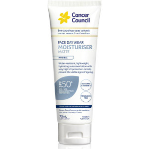 3 PACK OF Cancer Council Day Wear Water Resistant Spf 50+ 75ml