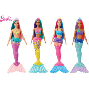 3 PACK OF Barbie Mermaid Assorted
