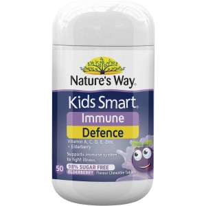 3 PACK OF Nature's Way Kids Smart Immunity Chewable Tablets 50 pack