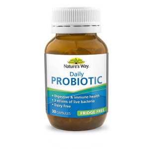 3 PACK OF Nature's Way Daily Probiotic Capsules 30 pack