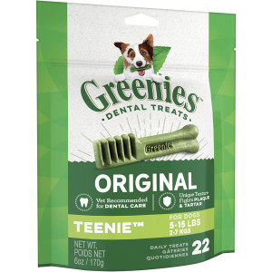 3 PACK OF Greenies Teenie Dog Dental Treat 170g