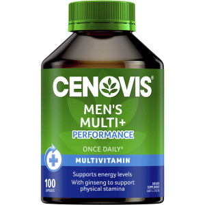 3 PACK OF Cenovis Once Daily Men's Multi + Performance Capsules 100 pack