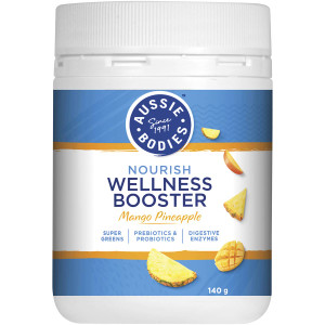 3 PACK OF Aussie Bodies Wellness Booster Mango Pineapple 140g