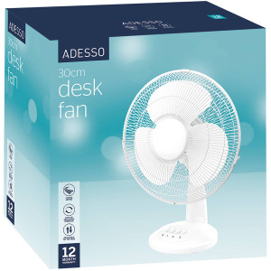 3 PACK OF Adesso 30cm Desk Fan