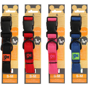 3 PACK OF Rufus & Coco Soft Mesh Collar S/m