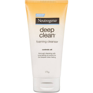 3 PACK OF Neutrogena Deep Clean Foaming Cleanser Oil Control 175g